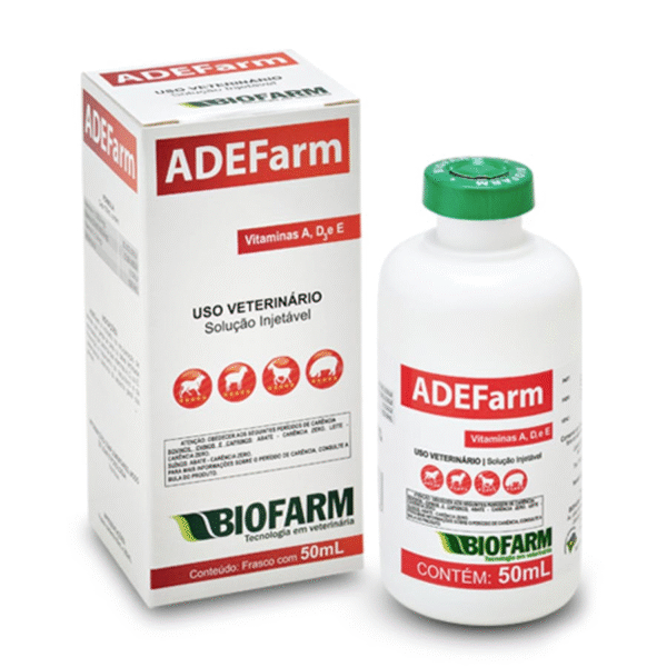 ADEFARM INJETÁVEL 50ML | tratamento do raquitismo e da osteomalácia