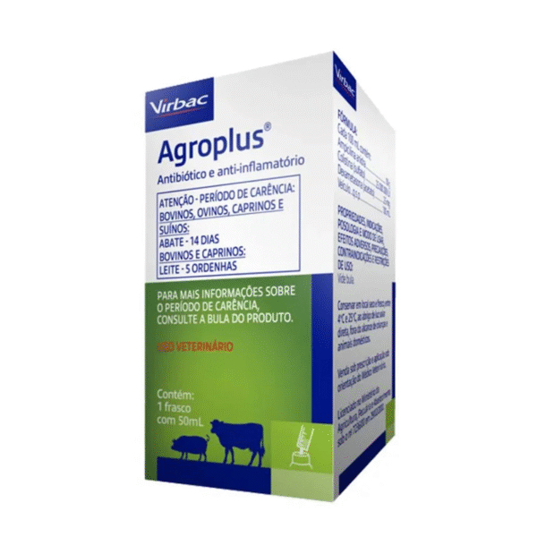 AGROPLUS 100ML | Antibiótico e anti-inflamatório