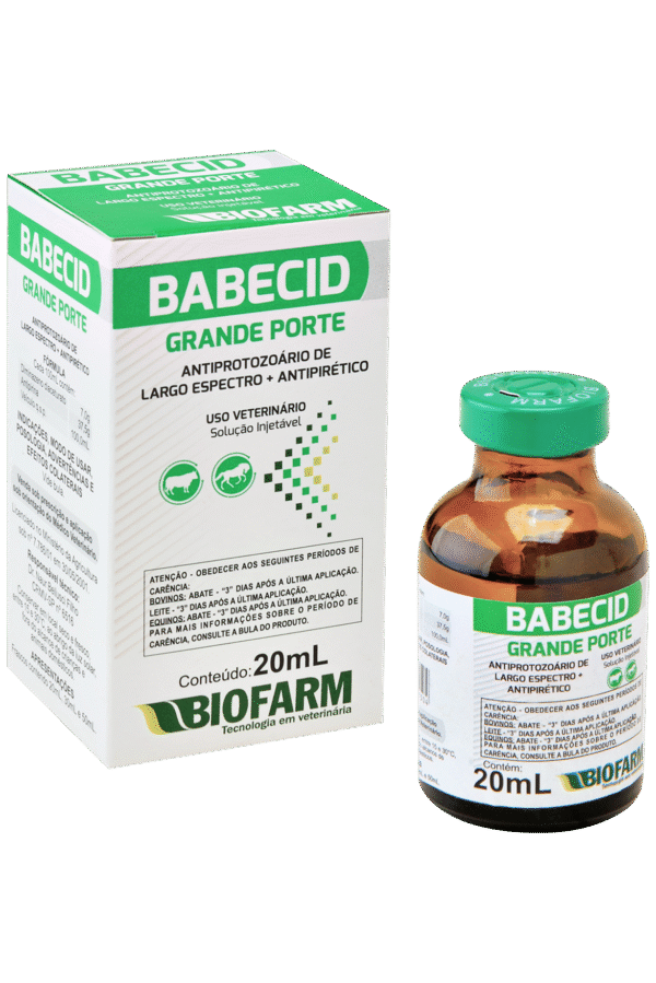 BABECID GRANDE PORTE 50 mL | tratamento das babesioses (piroplasmose) de bovinos