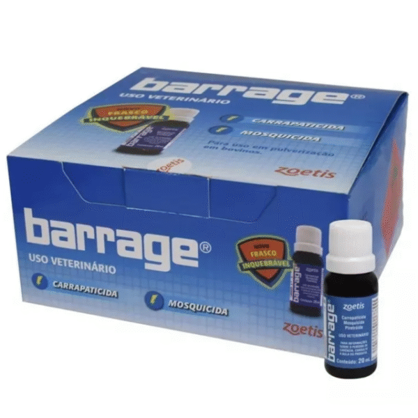 BARRAGE PULVERIZACAO 20 ML | Elimine carrapatos resistentes e moscas com Barrage