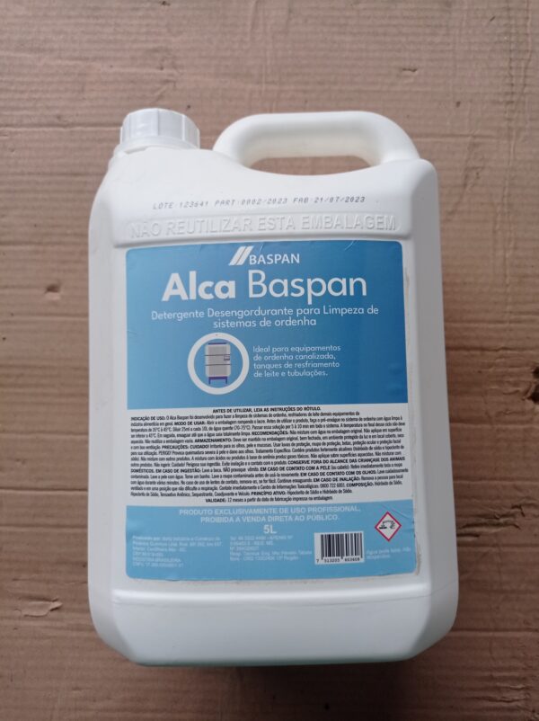 BASPAN ALCA PRO 5L | Desinfetante alcalino