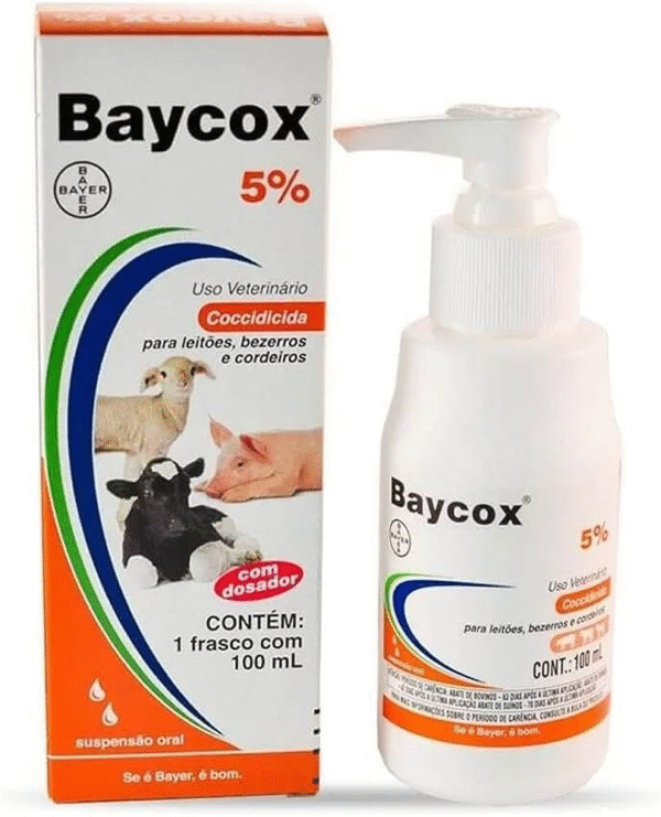 BAYCOX SUSPENSION 5% 100ML | Tratamento da coccidiose