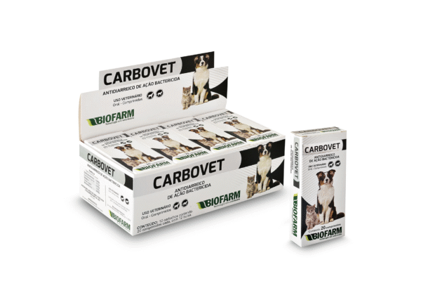 CARBOVET COMPRIMIDO | Antibiótico e Antidiarreico