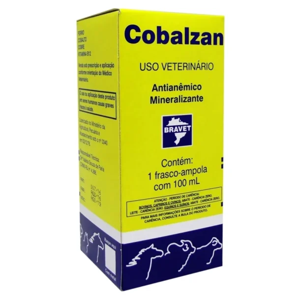 COBALZAN 100ML | VITAMINA ANTIANÊMICO MINERALIZANTE BRAVET