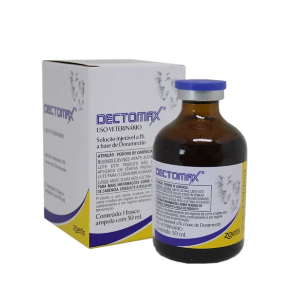 DECTOMAX 50 ML | Parasiticida Injetável para Bovinos, Suínos e Ovinos