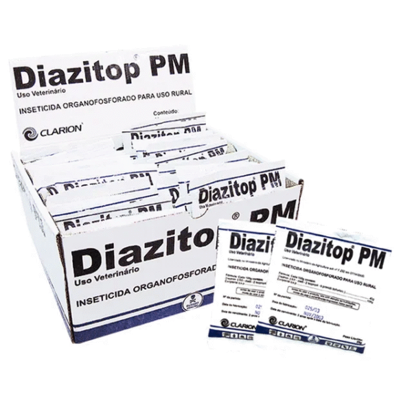DIAZITOP PM 25G CAIXA COM 40 UNIDADES | Inseticida para Pragas Rurais