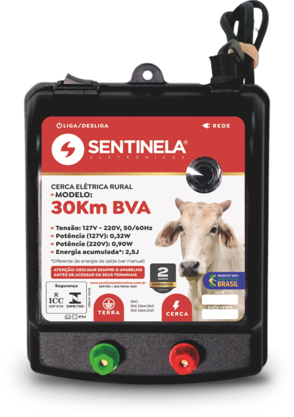 Eletrificador Cerca Elétrica Rural 30 Km - Bivolt