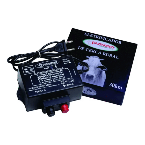 Eletrificador Rural Cerca Elétrica Fazendeiro 30 Km Bivolt