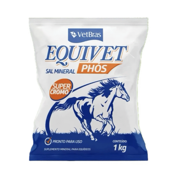 EQUIVET PHOS - SAL MINERAL 15 UNIDADES - 1KG