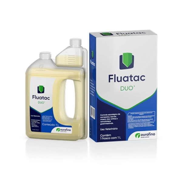 FLUATAC DUO 1000ML | Tratamento de Carrapatos e Vermes