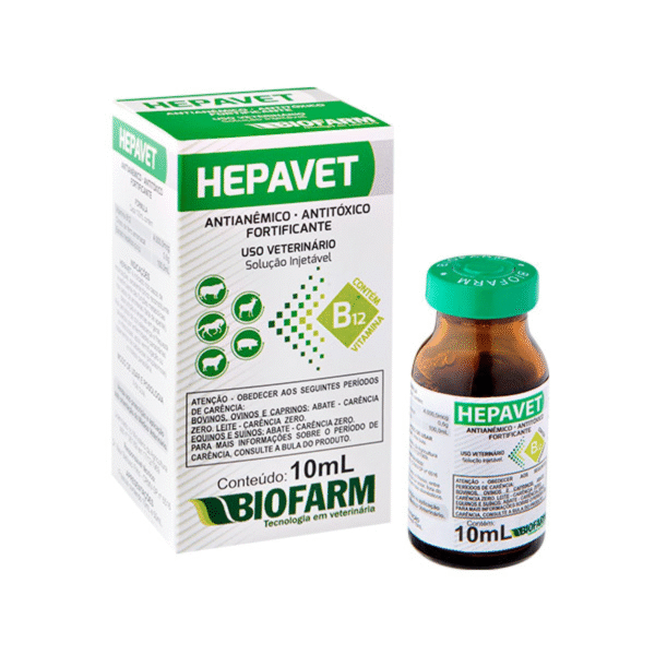 HEPAVET 10 mL | Antianêmico antitóxico fortificante