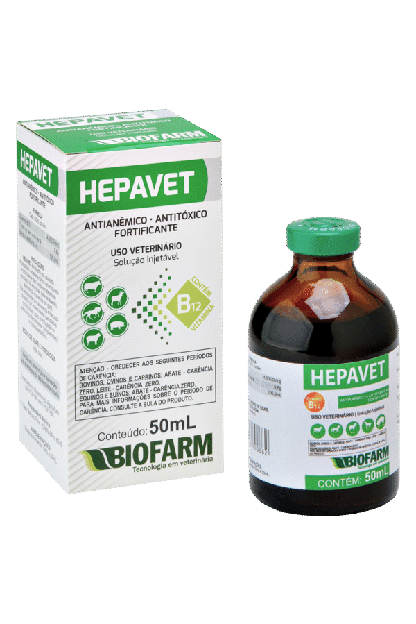 HEPAVET 50 mL | Antianêmico antitóxico fortificante