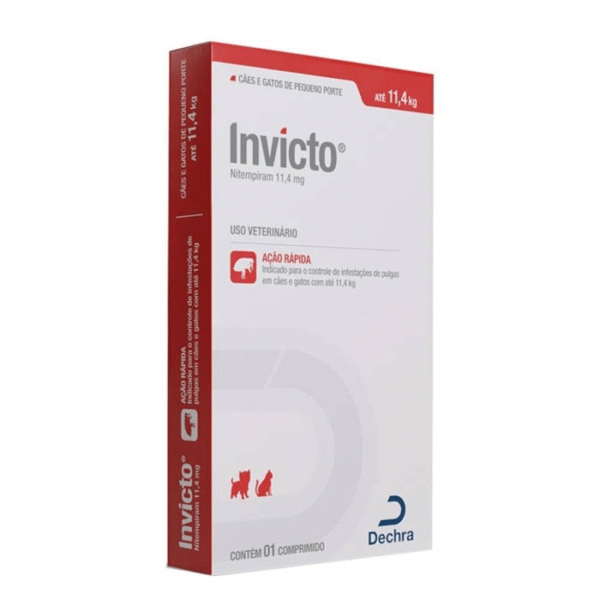 INVICTO 11,4 MG 06 CP | Antipulgas