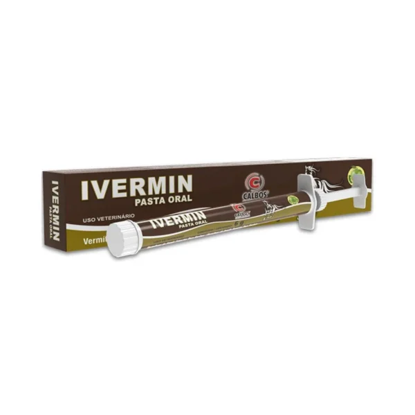 IVERMIN PASTA ORAL 6G | tratamento e controle dos principais parasitas internos dos equinos