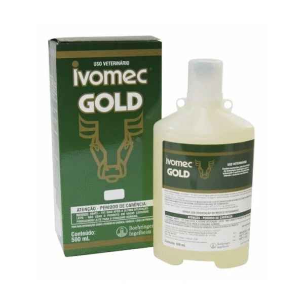 Ivomec Gold Ivermectina 3,15% - 500 ml Boehringer Ingelheim | Controle Total de Parasitas Bovinos