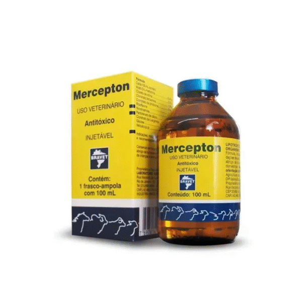 Mercepton 100ml | anti-toxico injetável Bravet