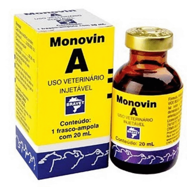Monovin A Injetável para Bovinos Bravet 20 ml