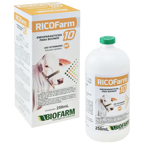 RICOFARM 10 250 mL | Endoparasiticida para bovinos