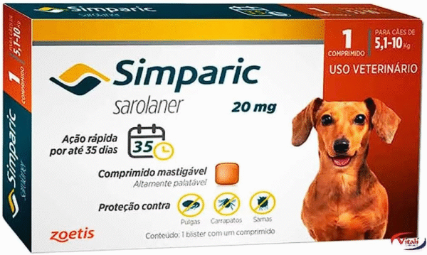 SIMPARIC 20MG 1 COMPRIMIDO | Antipulgas