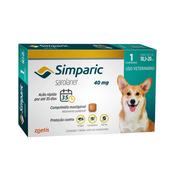 SIMPARIC 40MG 1 COMPRIMIDO | Antipulgas