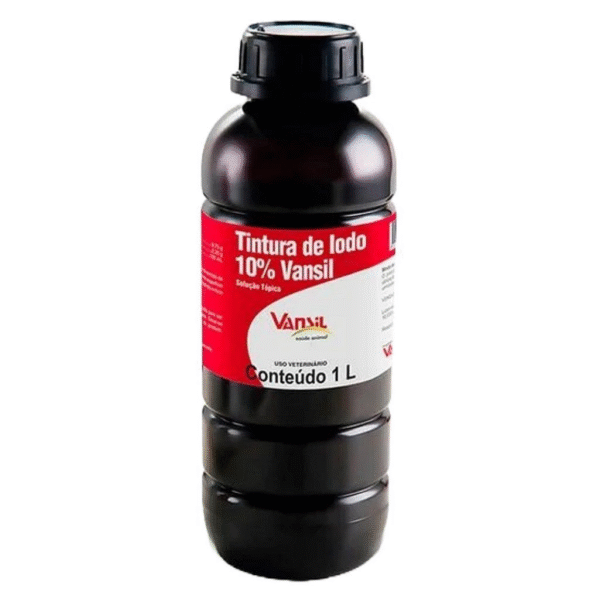 TINTURA DE IODO 10% VANSIL 1 LITRO | Antisséptico