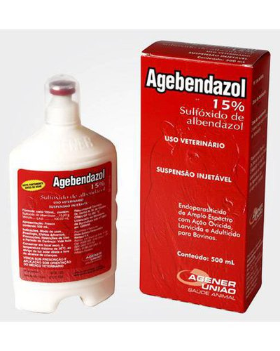 AGEBENDAZOL SUS INJ 15% X 500ML