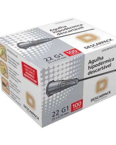 AGULHA DESC 25 X 07 COM 100