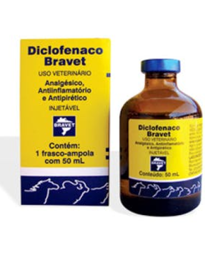 DICLOFENACO INJ. 050ML BRAVET