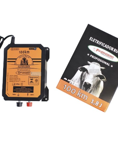 ELETRIFICADOR CERCA RURAL FAZENDEIRO 100KM