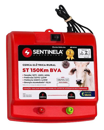 ELETRIFICADOR DE CERCA MOD. ST 150 KM BVA SENTINELA