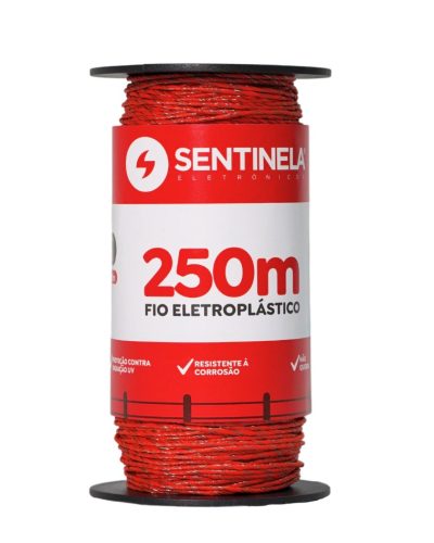 FIO ELETROPLASTICO INOX 0,25 MM 15-3 RL Com 250 MT