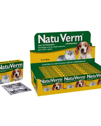 NATU VERM COMPRIMIDO