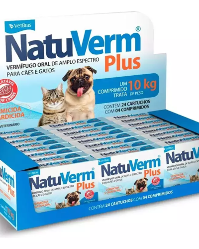 NATU VERMIFUGO PLUS 660MG VETBRAS(E) - REF VET01157