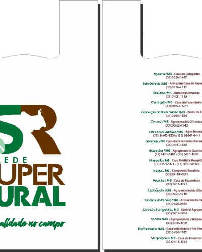 SACOLA AD BRANCA 30X40 PERSONALIZADA