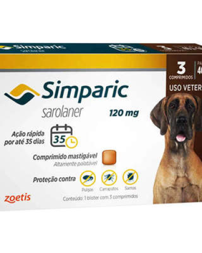 SIMPARIC 120MG COM 3 COMPRIMIDOS 40,1 A 60KG