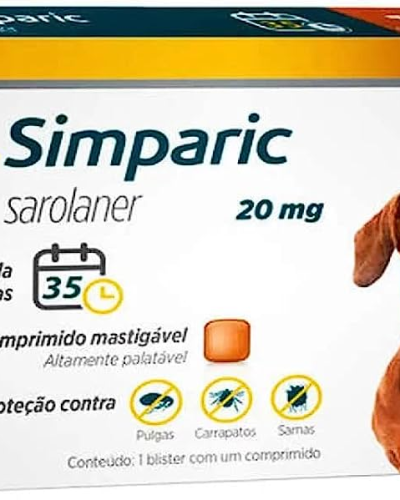 SIMPARIC 20MG 1 COMPRIMIDO