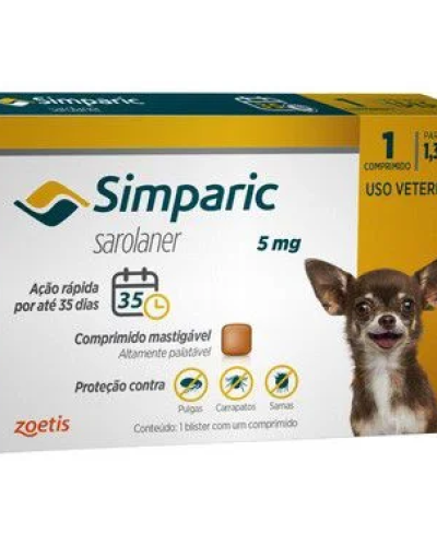 SIMPARIC 5 MG 1 COMPRIMIDO