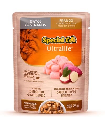 SPECIAL CAT ULTRALIFE SACHE CASTRADO CARNE 12X85GR
